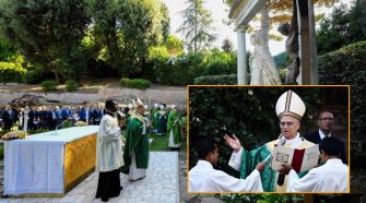 misa en Castel Gandolfo
